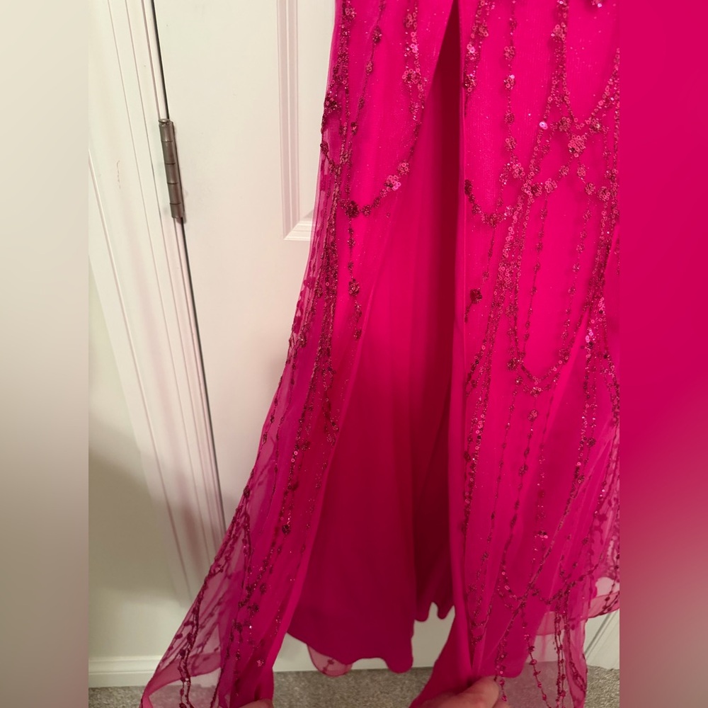 Clarisse Vibrant Pink Dress - Picture 7 of 14